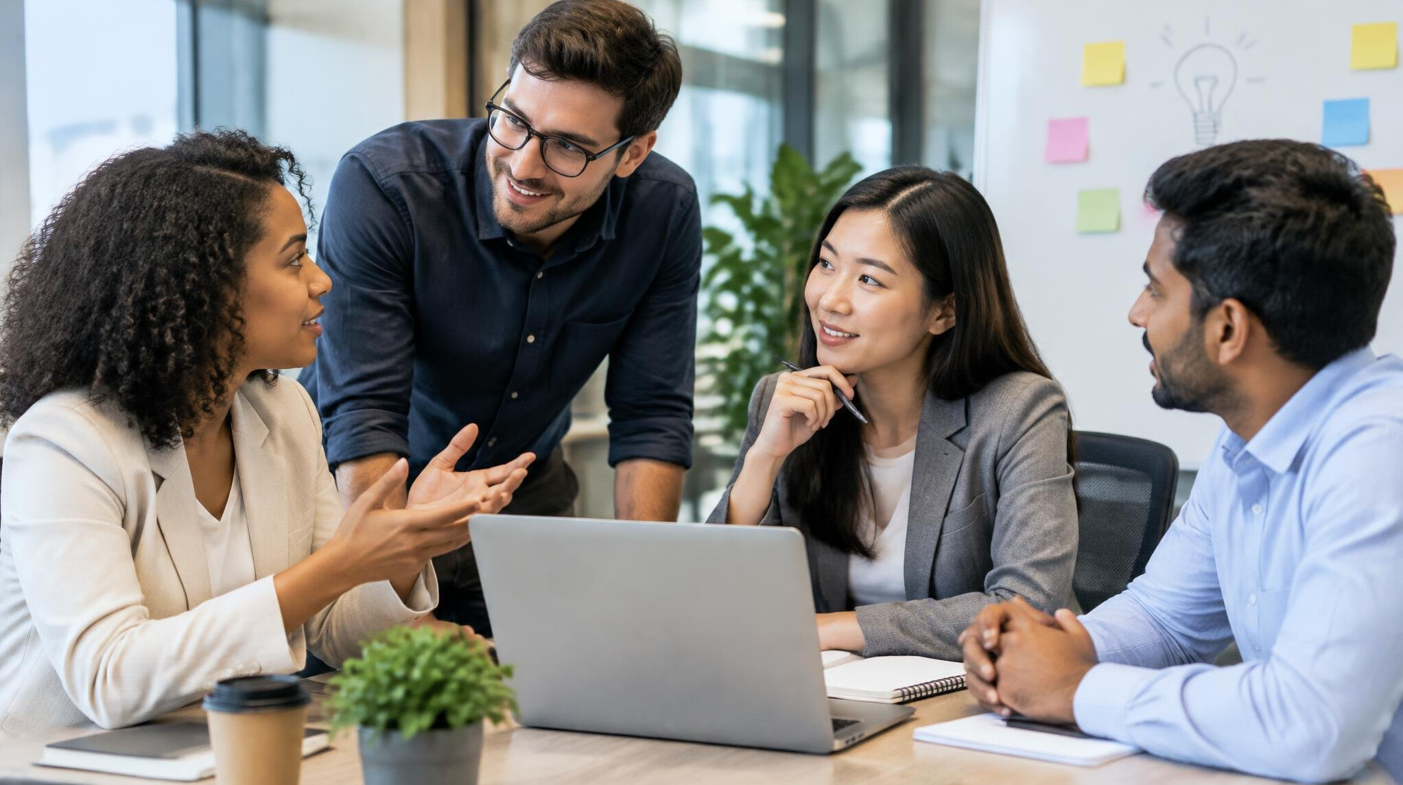 business team discussing ideas